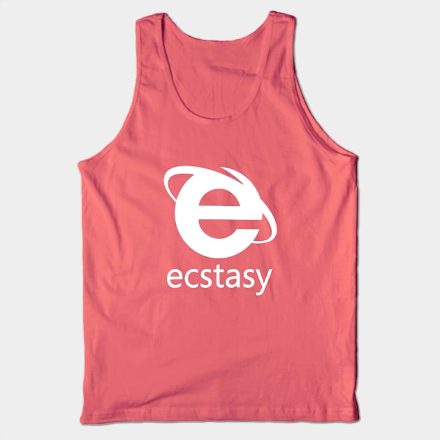 ecstasy tumblr white Tank Top by Olympussure